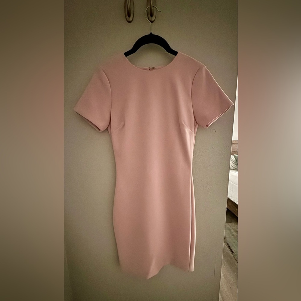 Likely Manhattan Body Con Rose Pink Mini Dress View 5